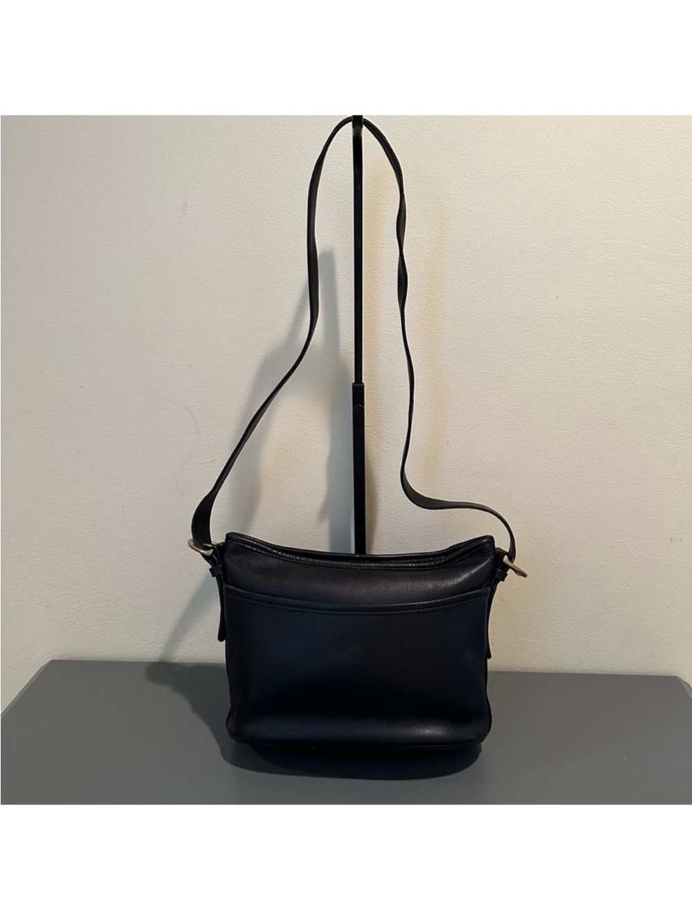 Vintage Coach Worth Black
Leather Shoulder Bag style 4143 (1996)